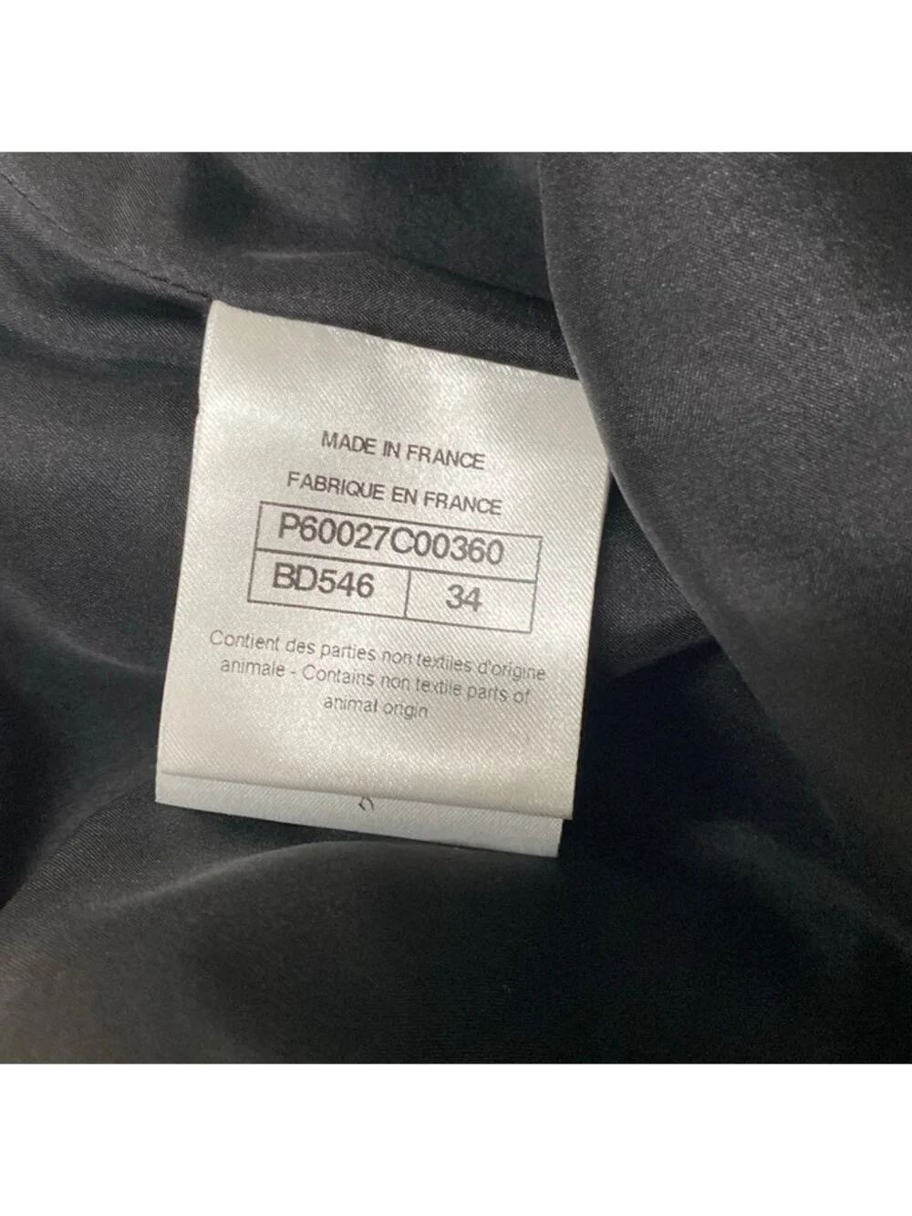 Chanel Pants Gold Full Length Lambskin Silk 34